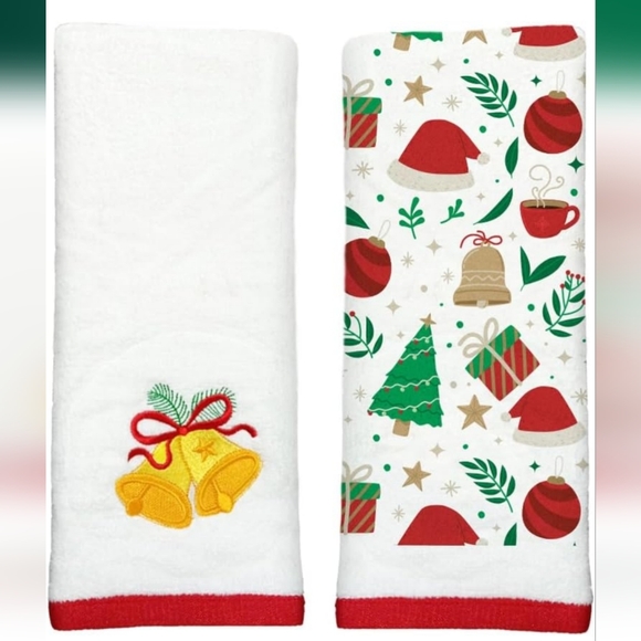Christmas Kitchen Towels 2pks - Picture 2 of 5
